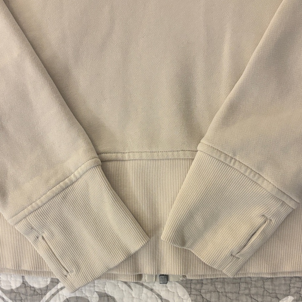 Lululemon Scuba Full-Zip Hoodie ~ Bone ~ Size 8 - Picture 4 of 7